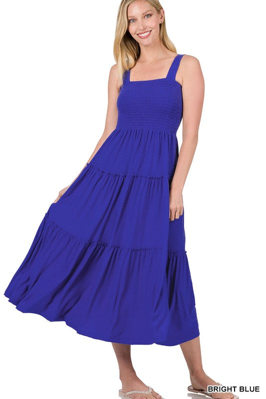 Magnolia Smocked Tiered Midi Dress