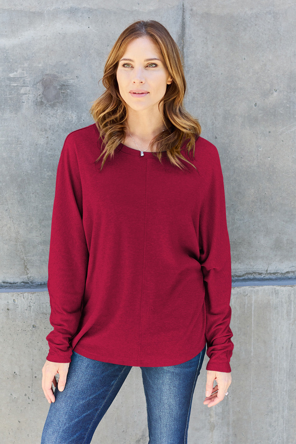 Elsie Round Neck Long Sleeve T-Shirt