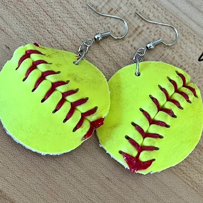 Softball Earrings