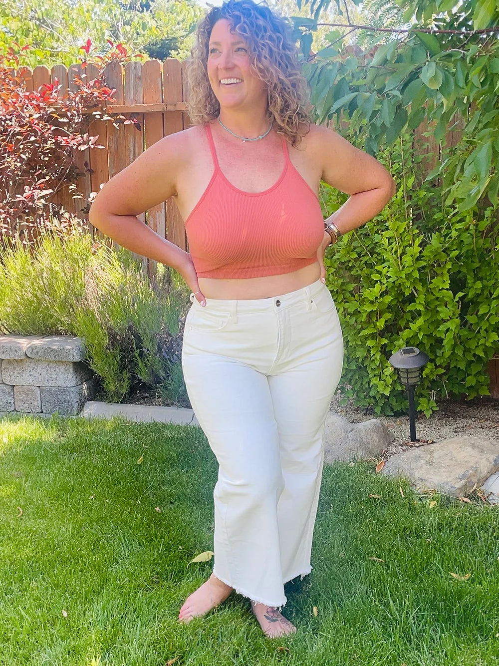 Stevie Wide-Leg Crop Jeans