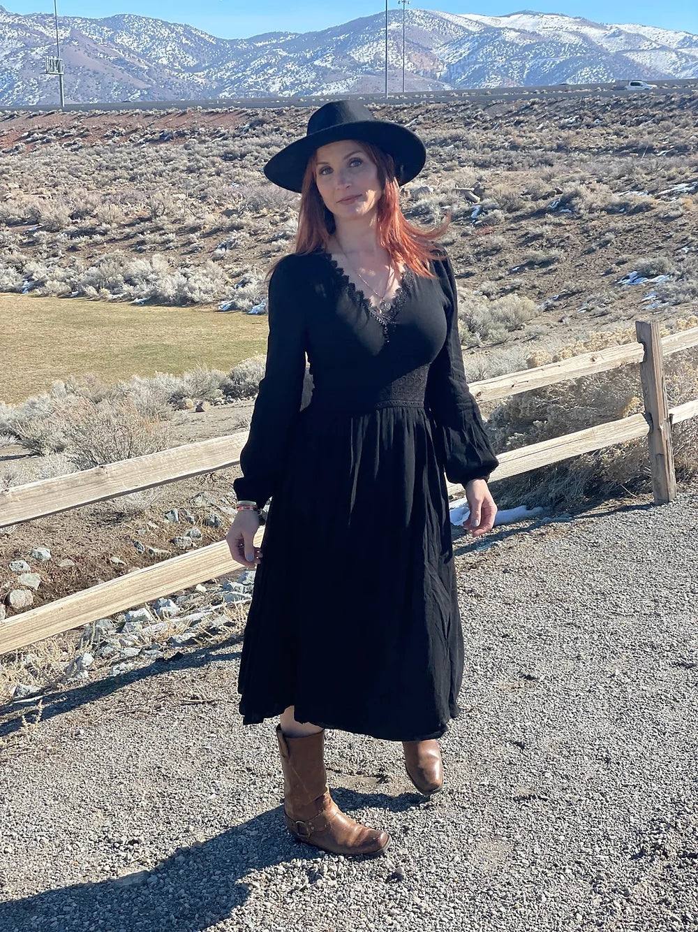 Betsy Long Sleeve Midi Dress