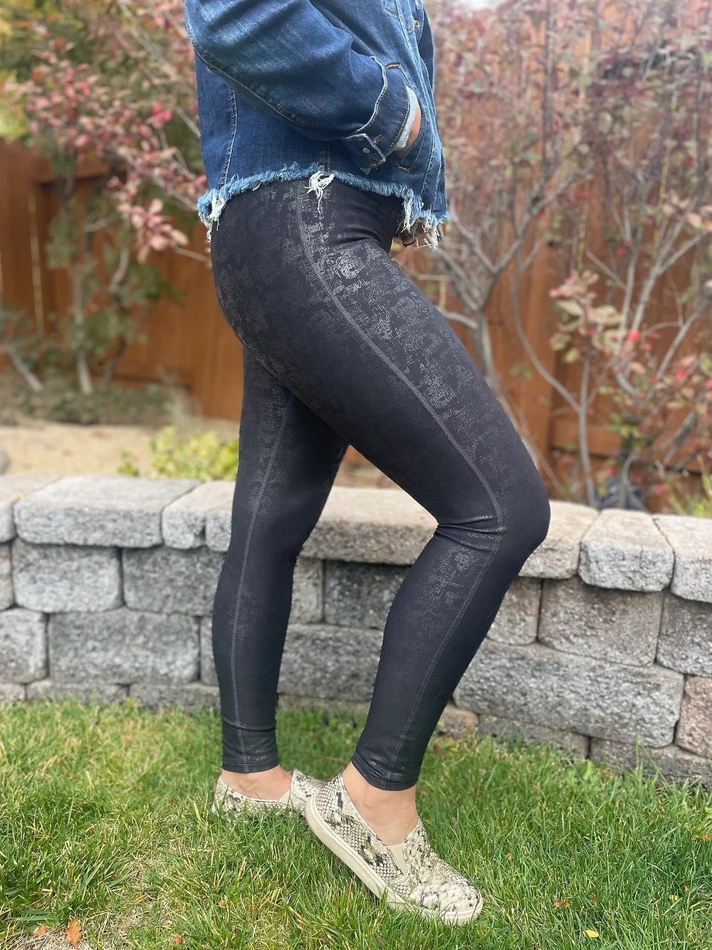 Eve Foil Leggings