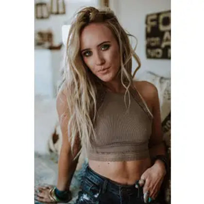 Crochet Trim Bralette