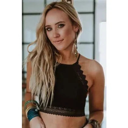 Crochet Trim Bralette