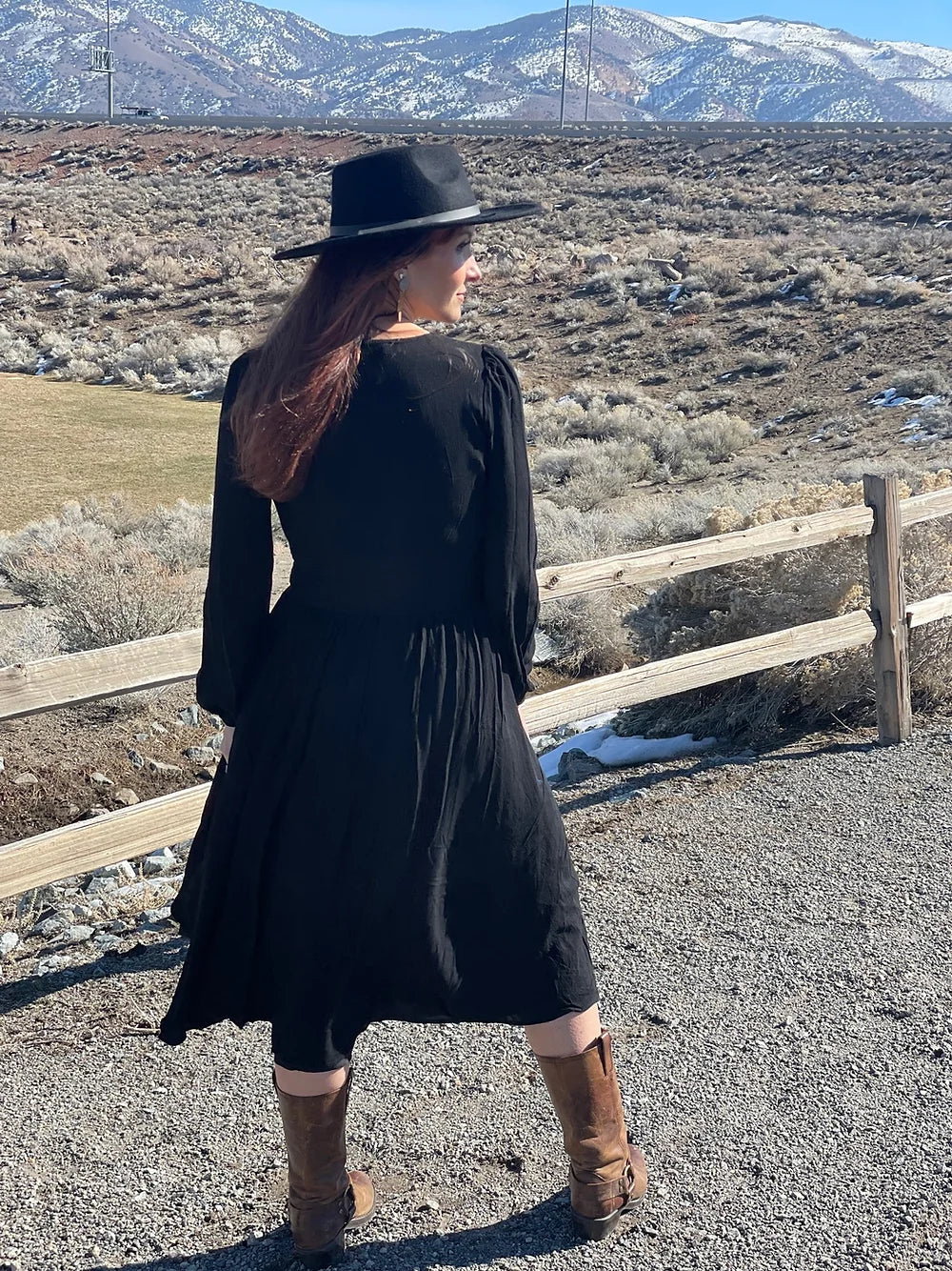 Betsy Long Sleeve Midi Dress