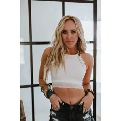 Crochet Trim Bralette