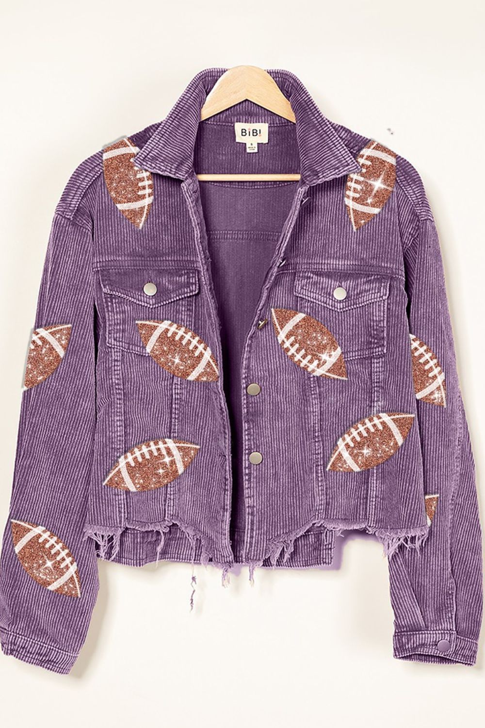 Jen Embroidery Washed Corduroy Jacket