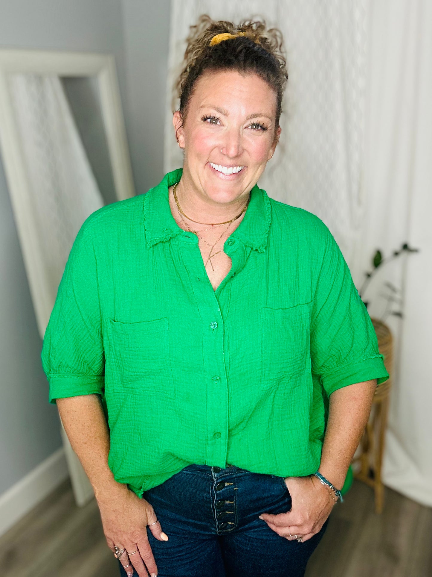 Amrie Button Up top