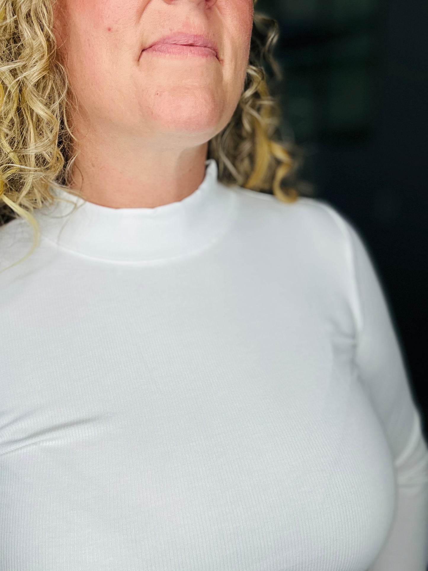 Swayze Fitted Mock Turtleneck