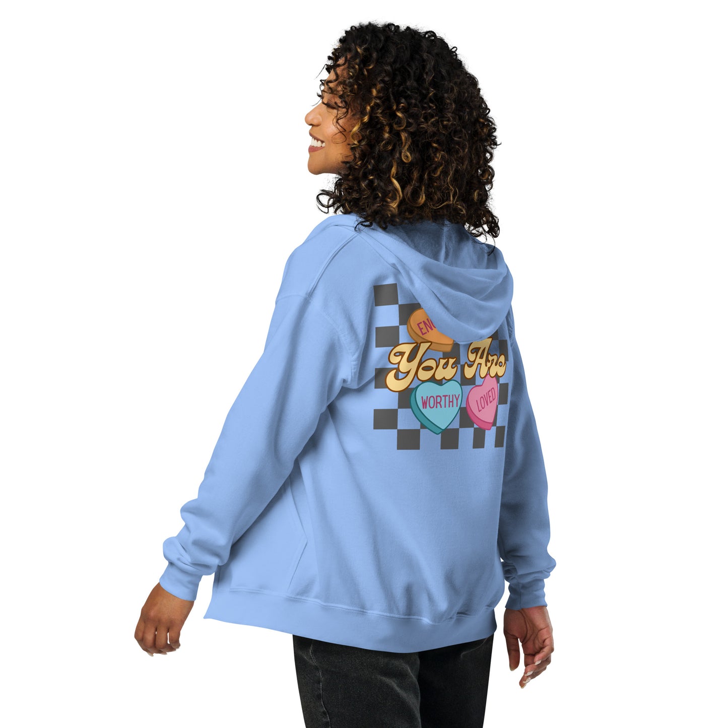"You Are" Unisex Zip Hoodie