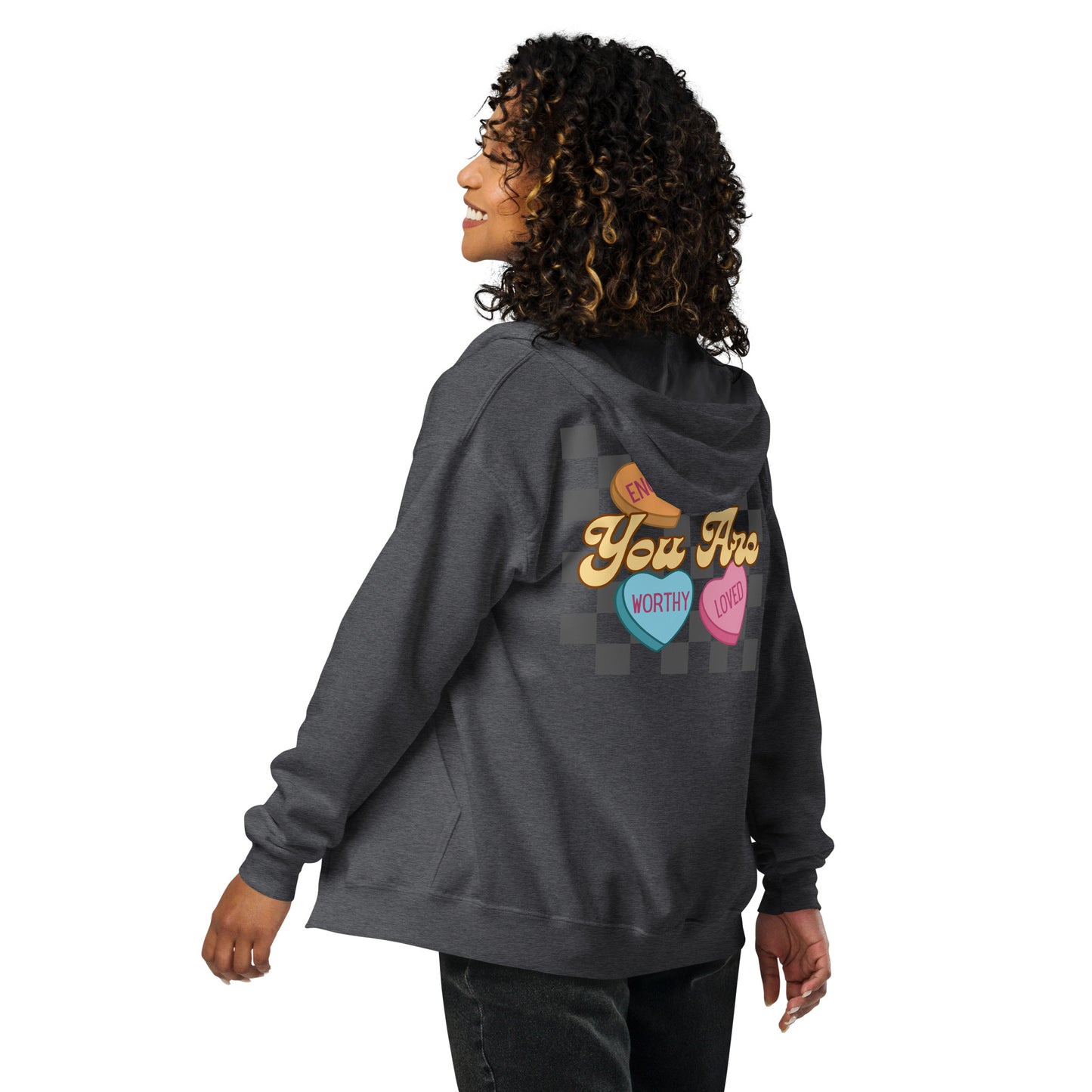 "You Are" Unisex Zip Hoodie