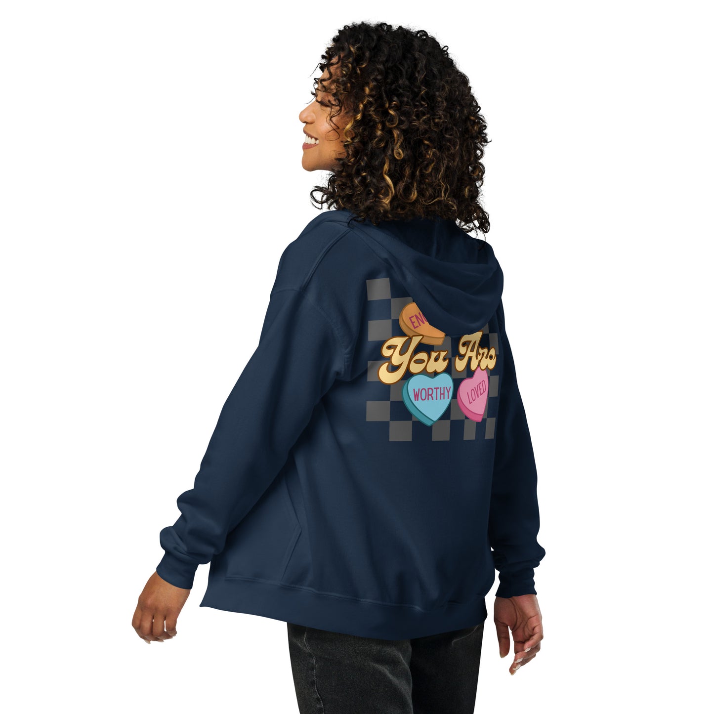 "You Are" Unisex Zip Hoodie