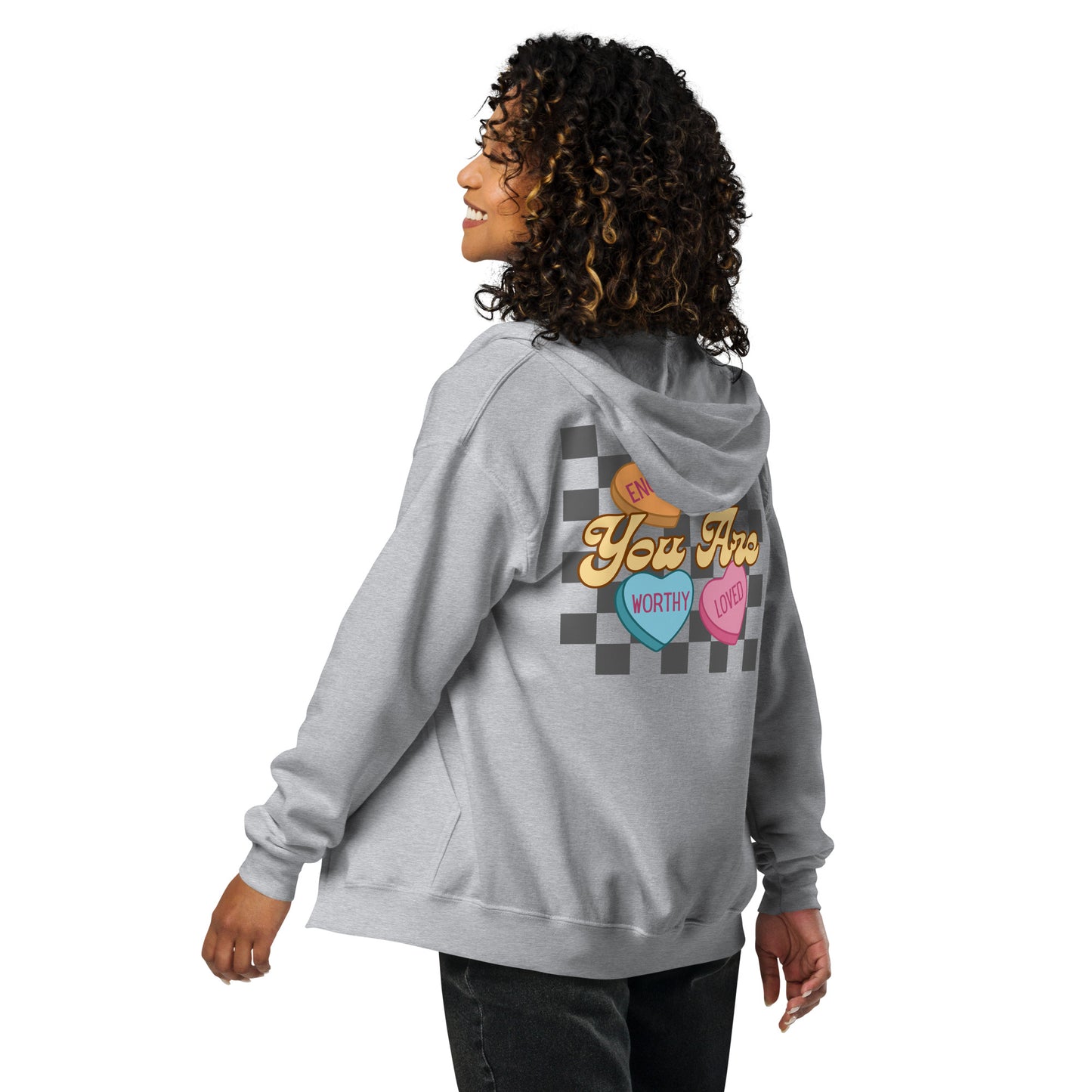 "You Are" Unisex Zip Hoodie