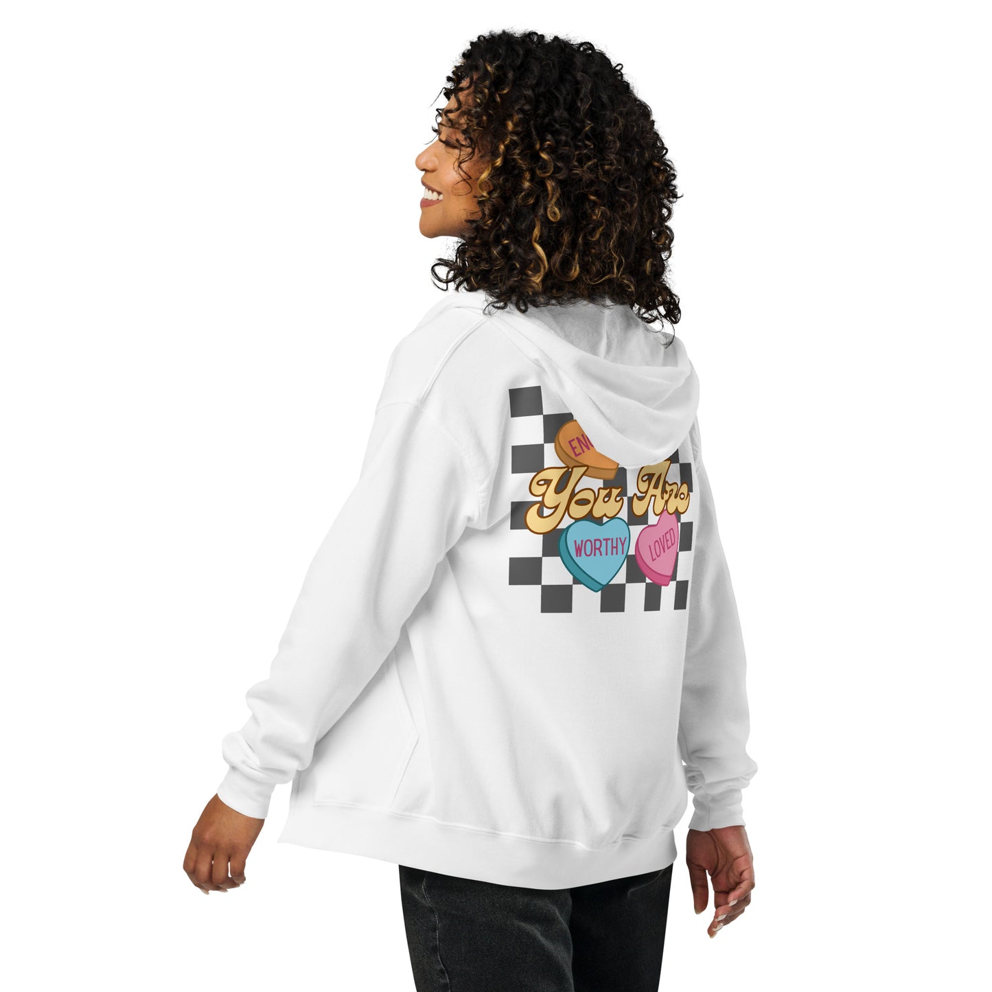 "You Are" Unisex Zip Hoodie