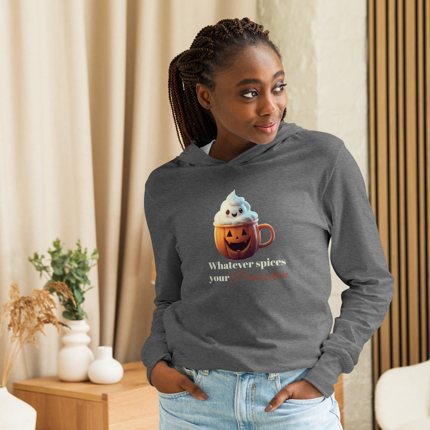 Spiced Pumpkin Hooded long-sleeve tee