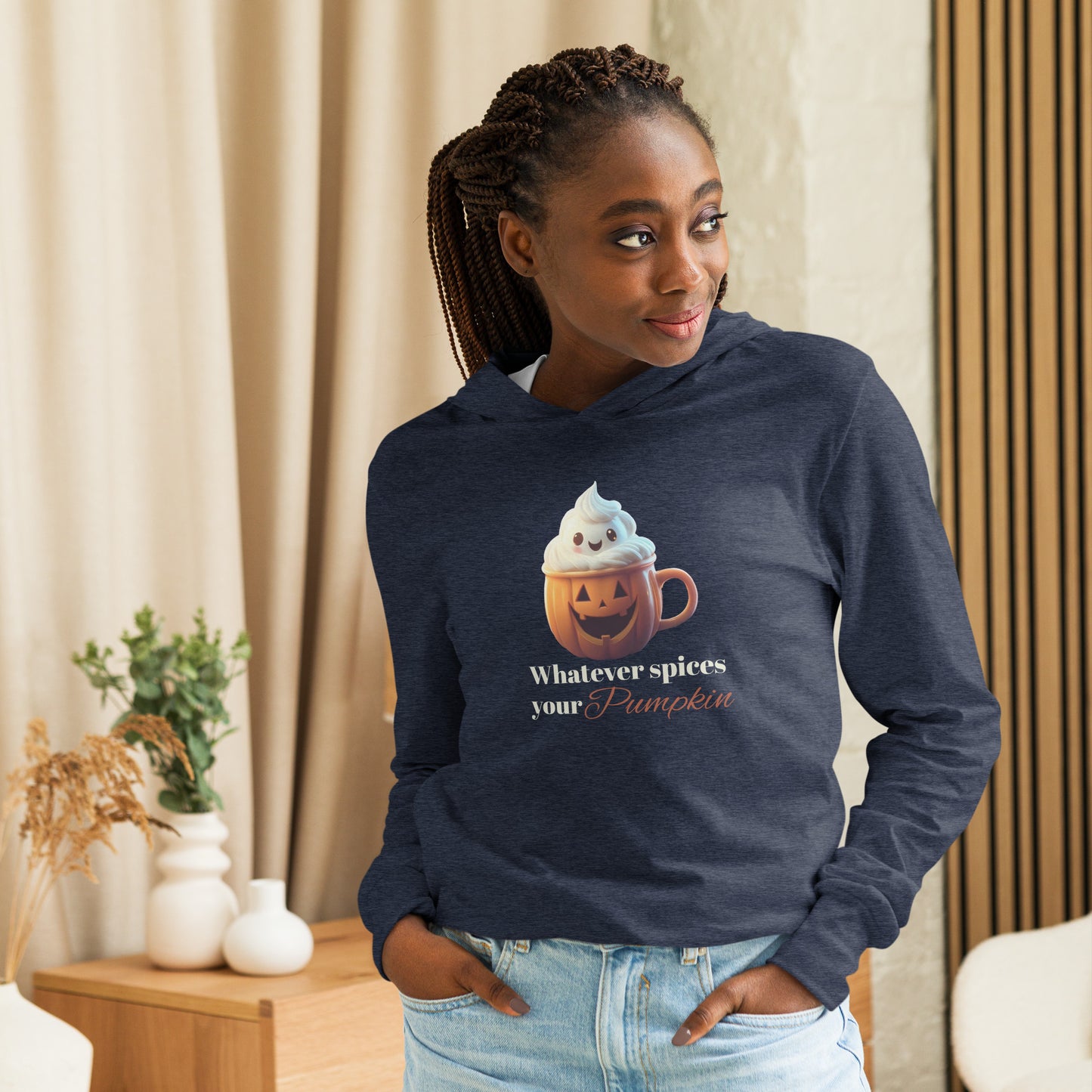 Spiced Pumpkin Hooded long-sleeve tee