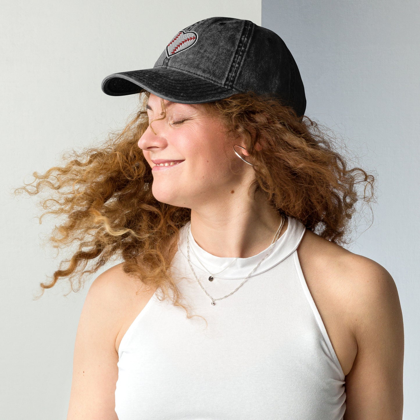 Baseball Embroidered Vintage Cotton Twill Cap