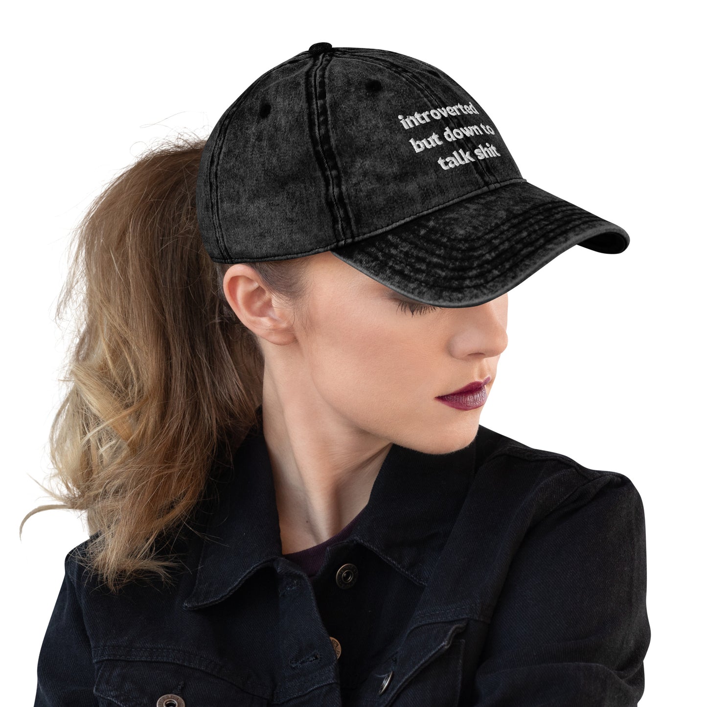 Introvert Vintage Cotton Twill Cap