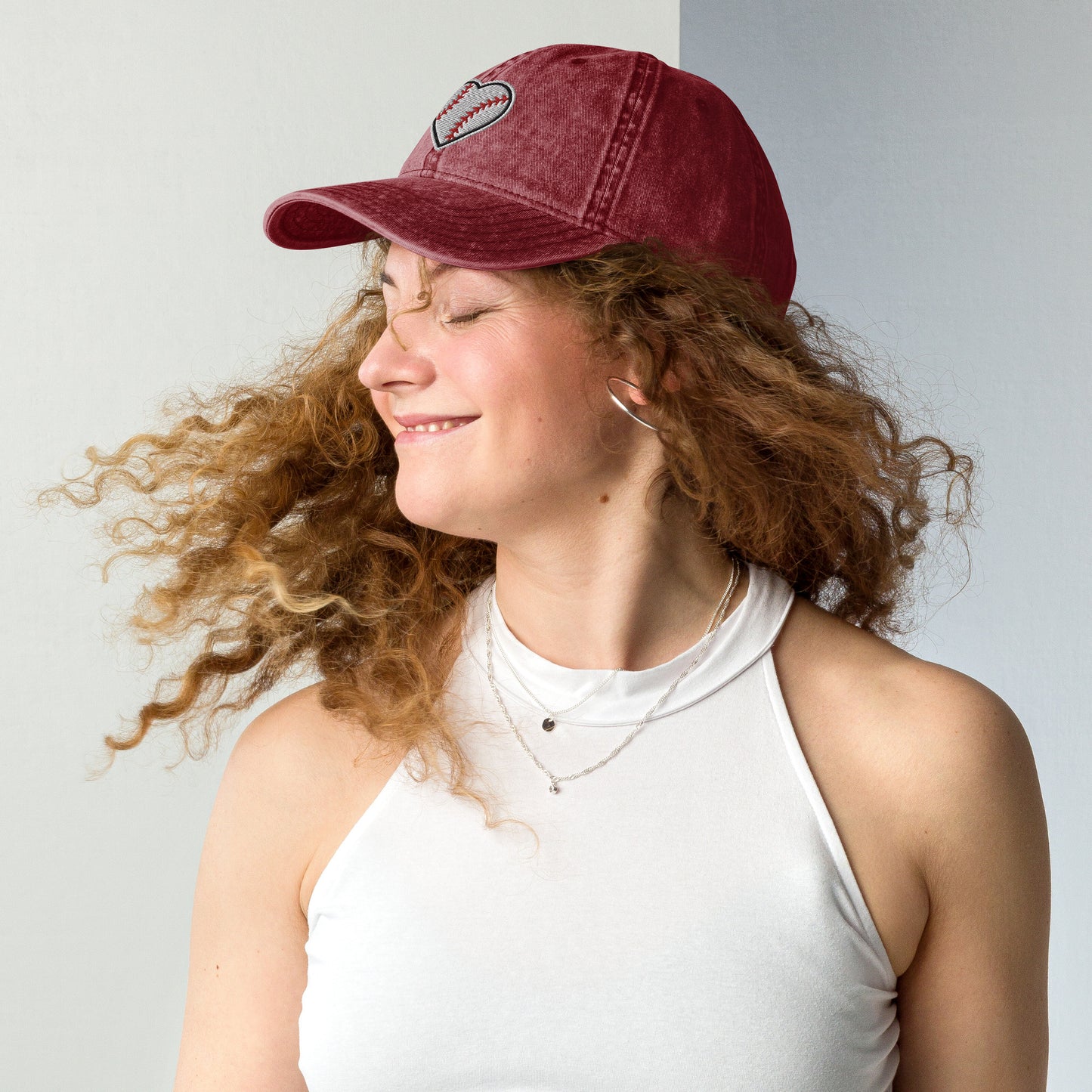 Baseball Embroidered Vintage Cotton Twill Cap