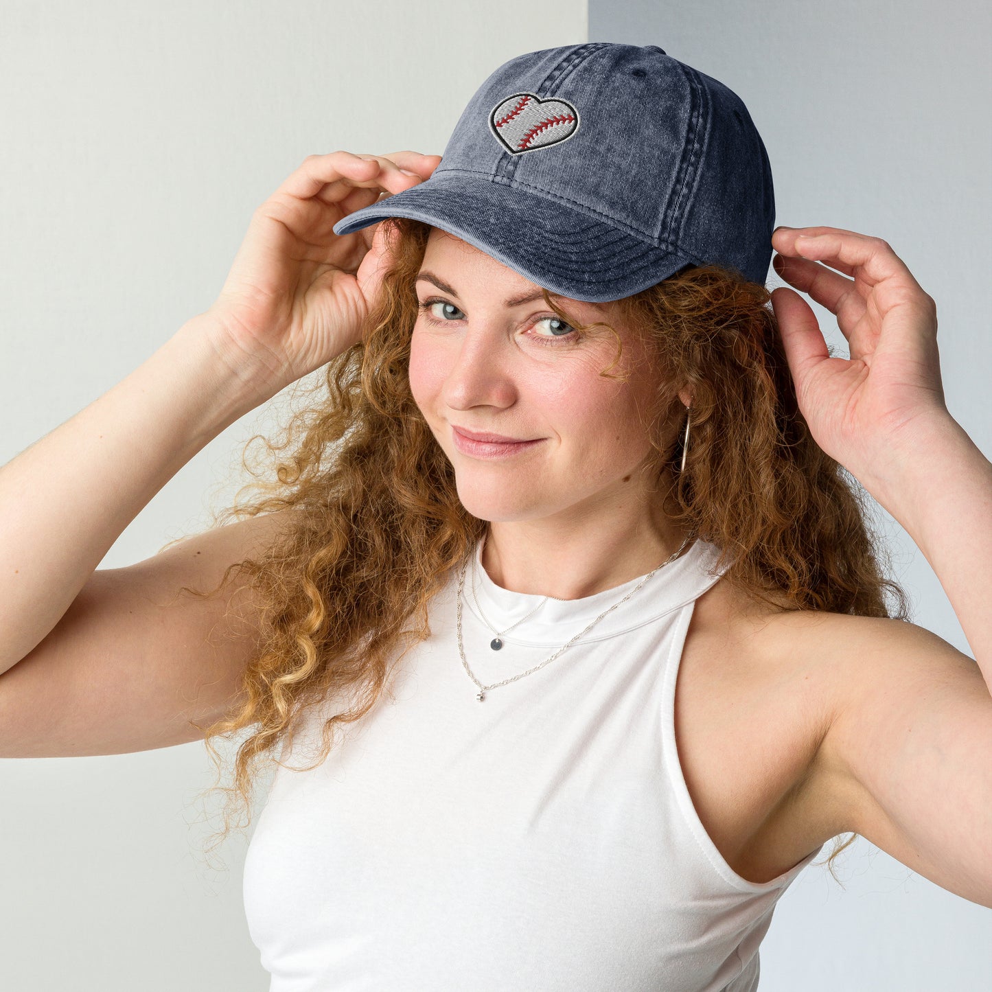 Baseball Embroidered Vintage Cotton Twill Cap