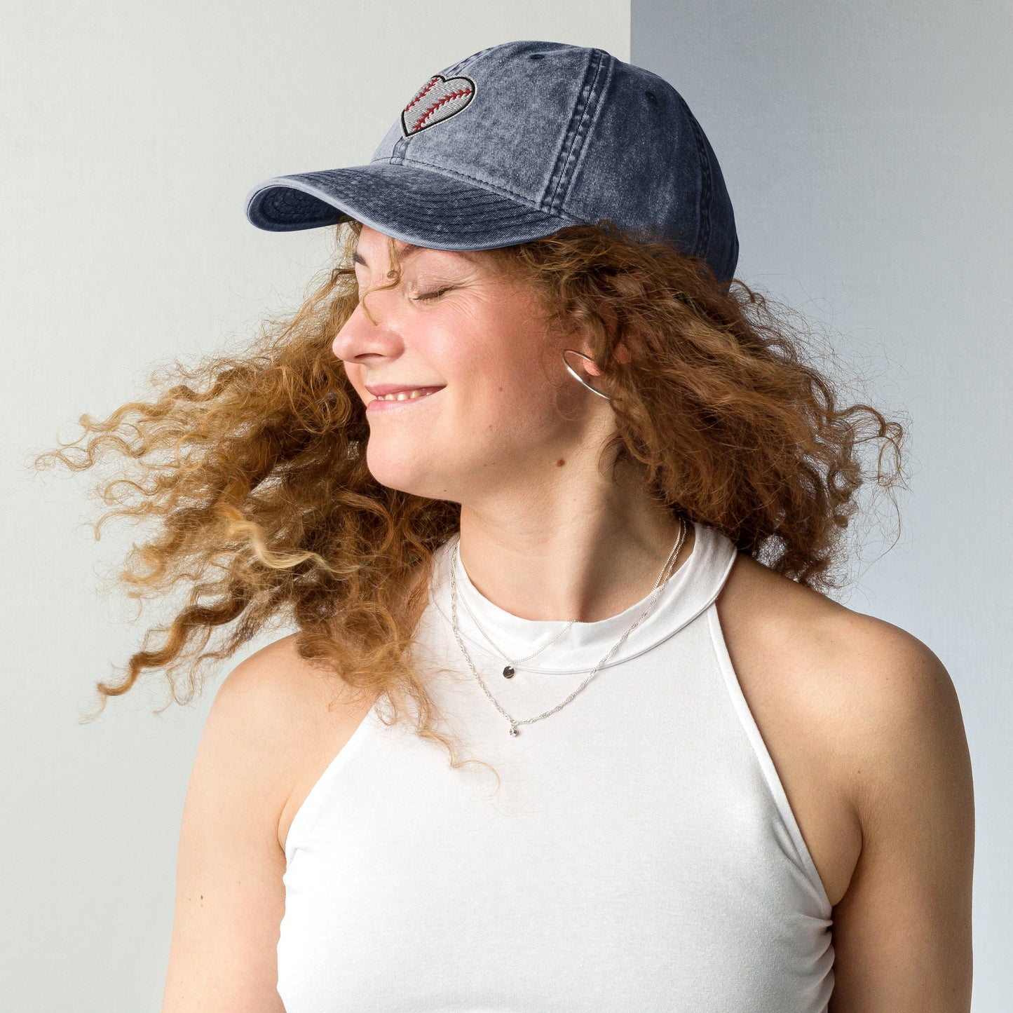 Baseball Embroidered Vintage Cotton Twill Cap