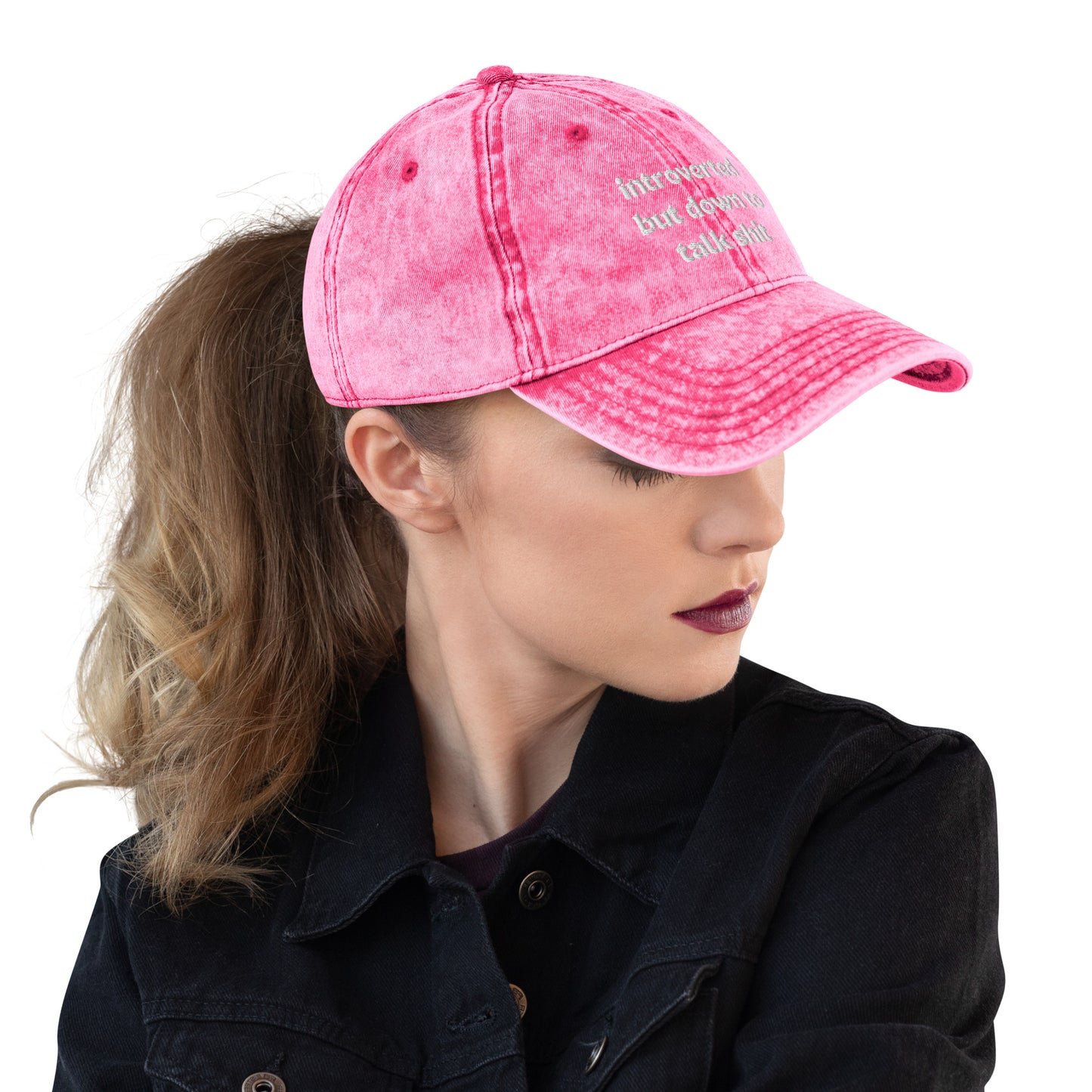 Introvert Vintage Cotton Twill Cap