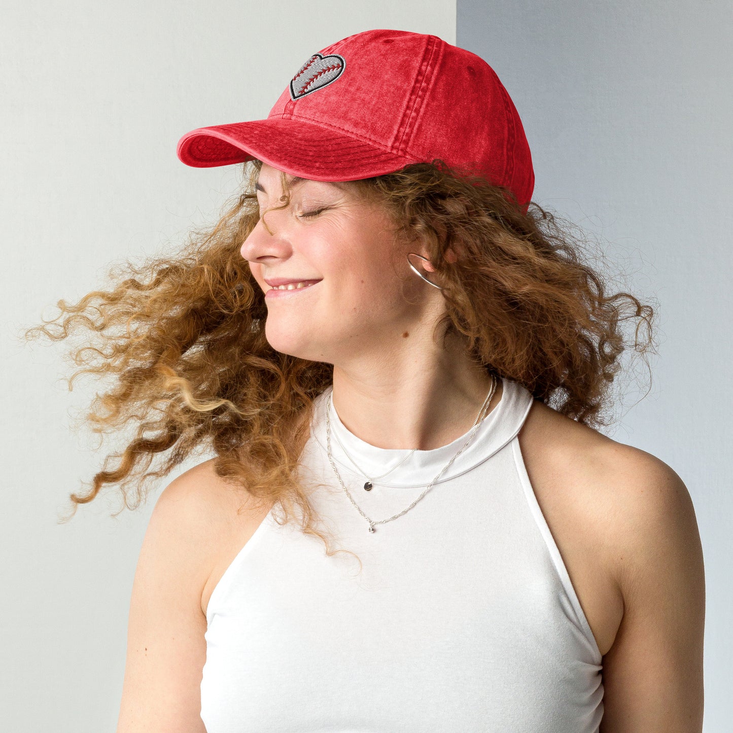Baseball Embroidered Vintage Cotton Twill Cap