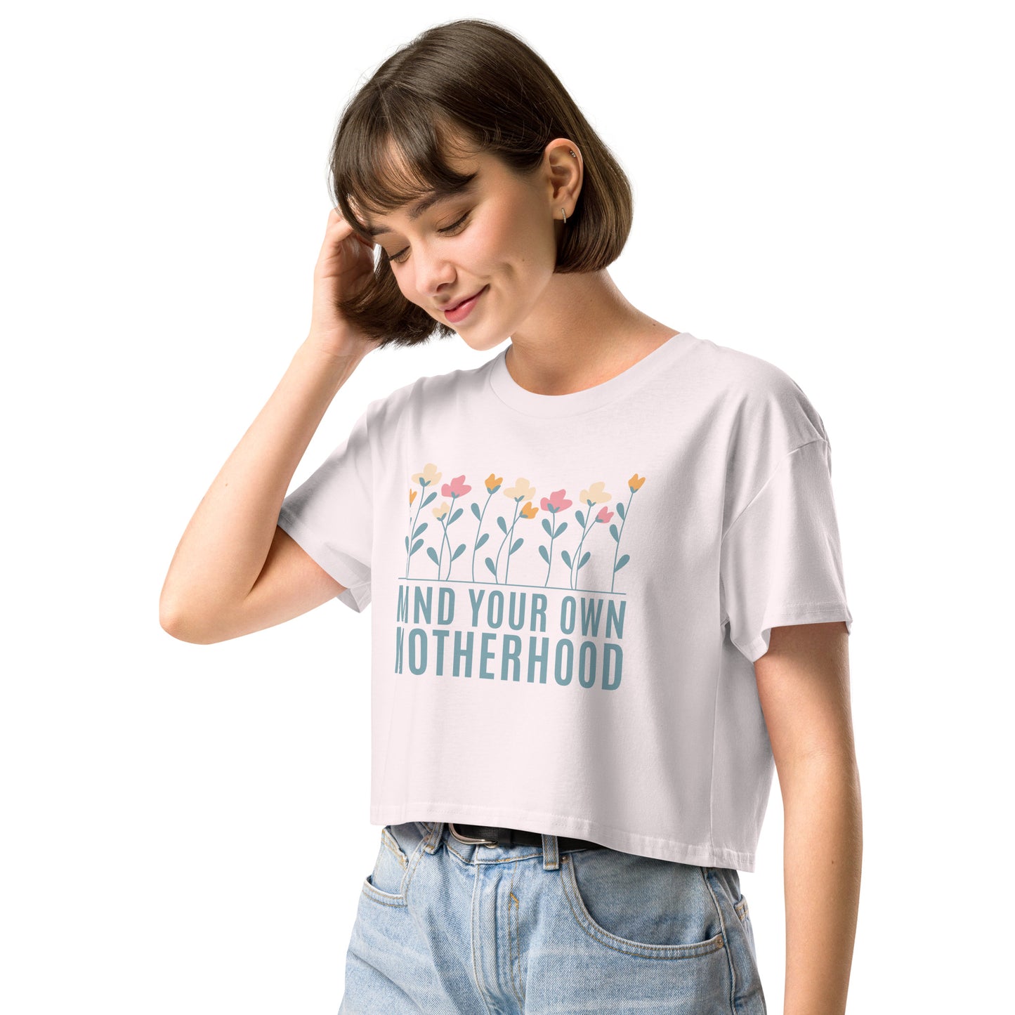 Mind Your Motherhood Women’s crop top