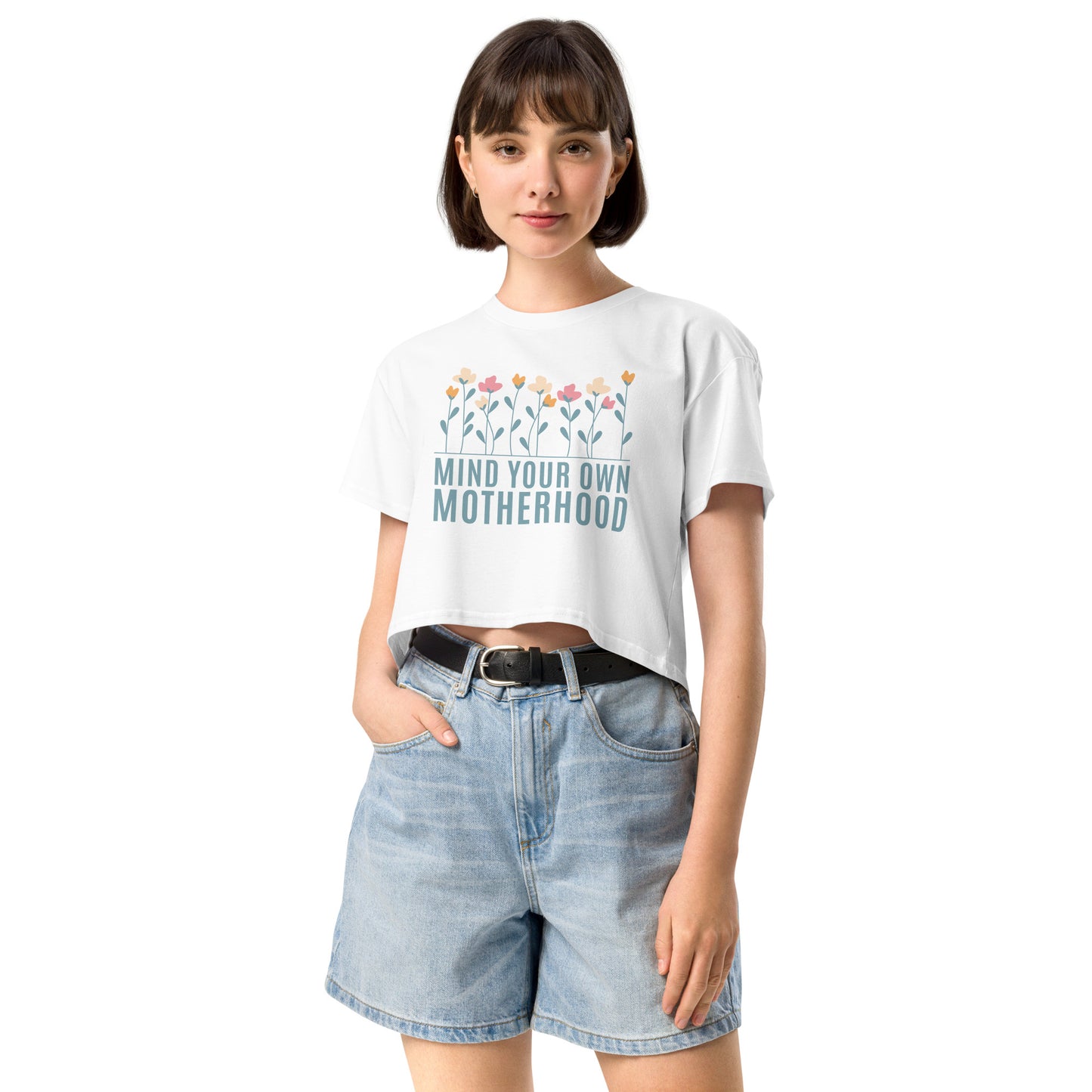 Mind Your Motherhood Women’s crop top