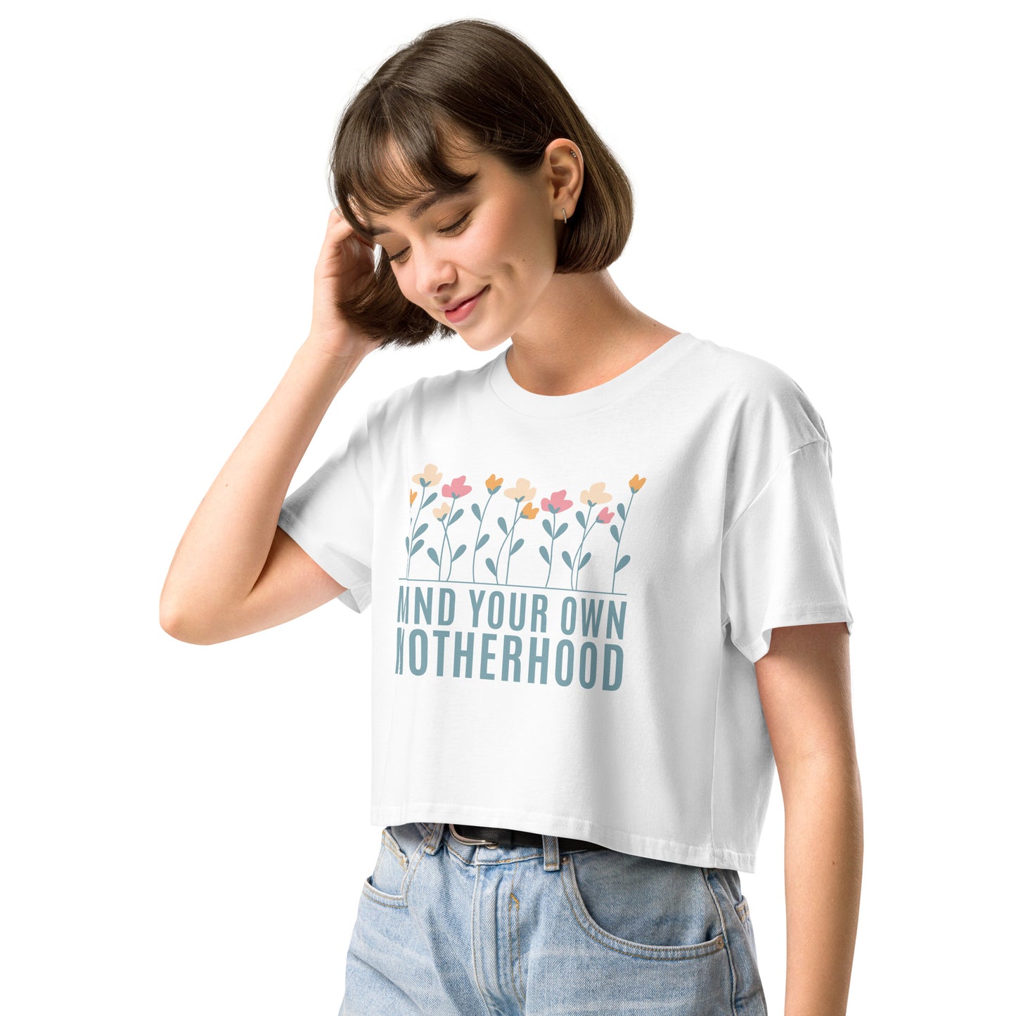 Mind Your Motherhood Women’s crop top