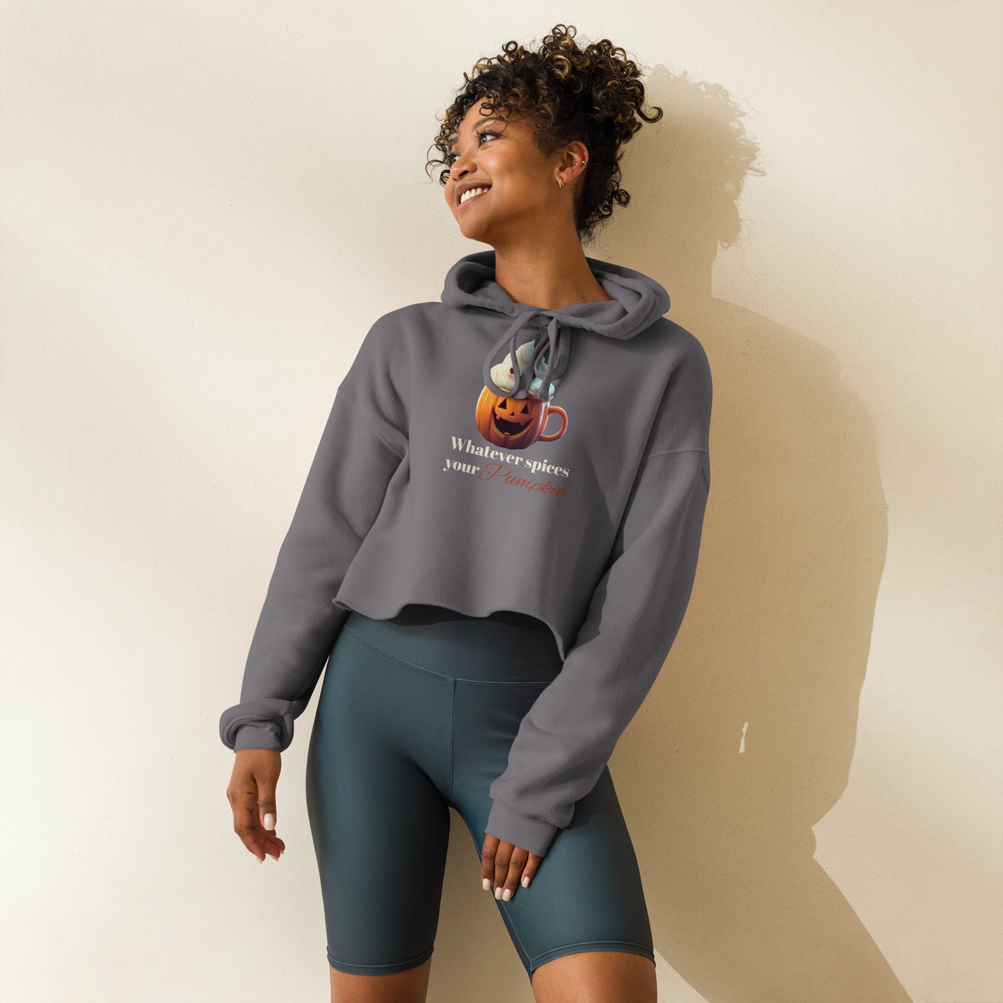 Spiced Pumpkin Crop Hoodie