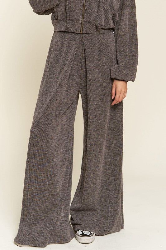Shelly Pleated wide-leg pants