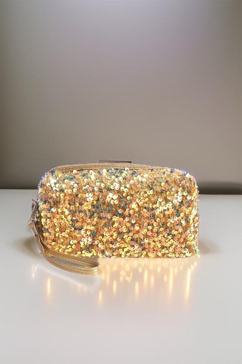 Colorful Shine Cosmetic Sequin Design Bag