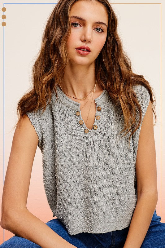 Missy Slouchy Cropped Sweater Top