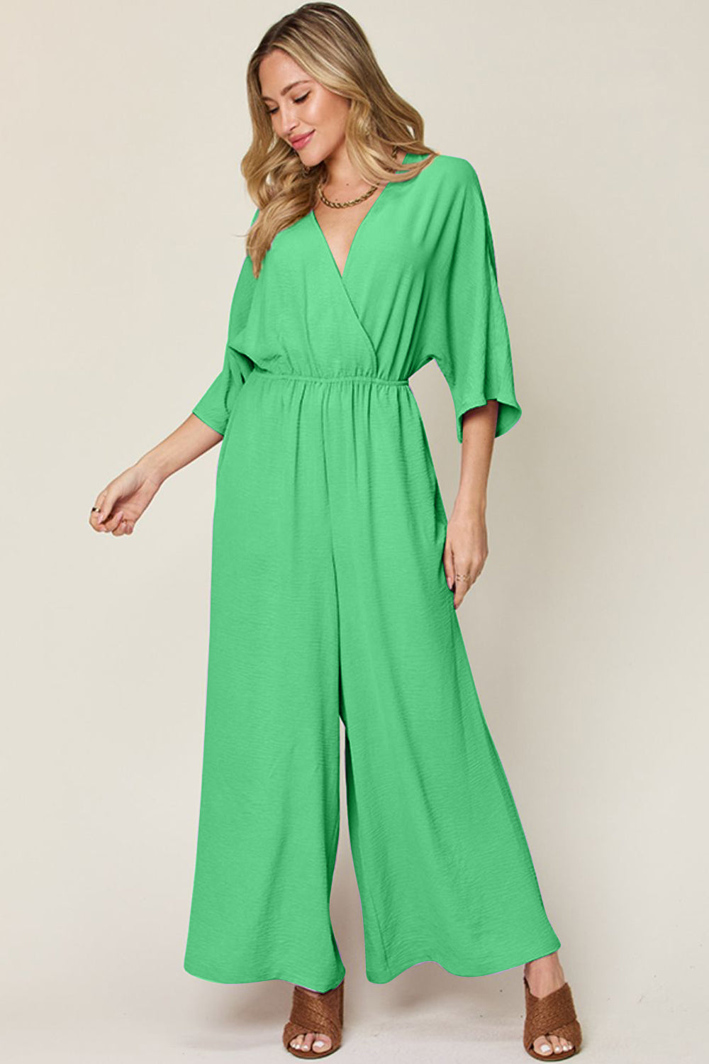 Minnie Wide Leg Jumpsuit with Pockets