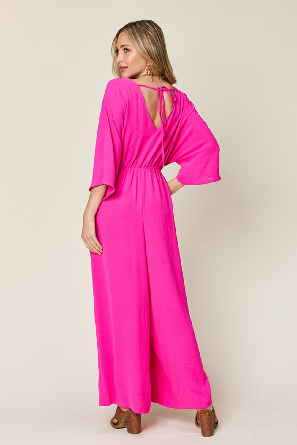 Minnie Wide Leg Jumpsuit with Pockets