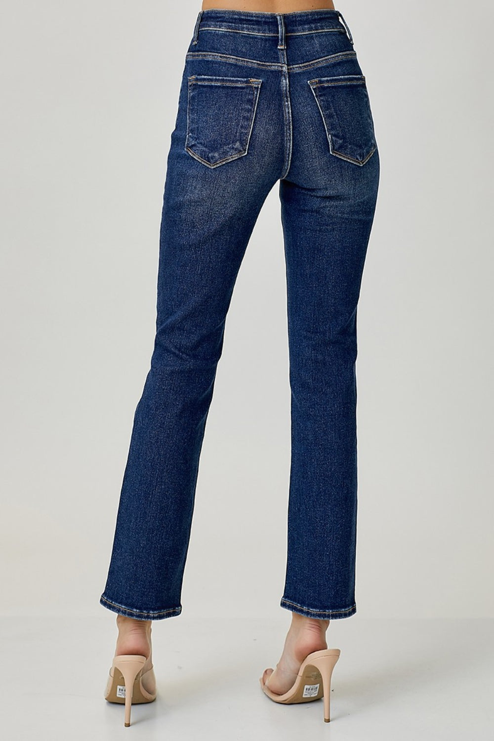 RISEN Full Size High Waist Straight Jeans