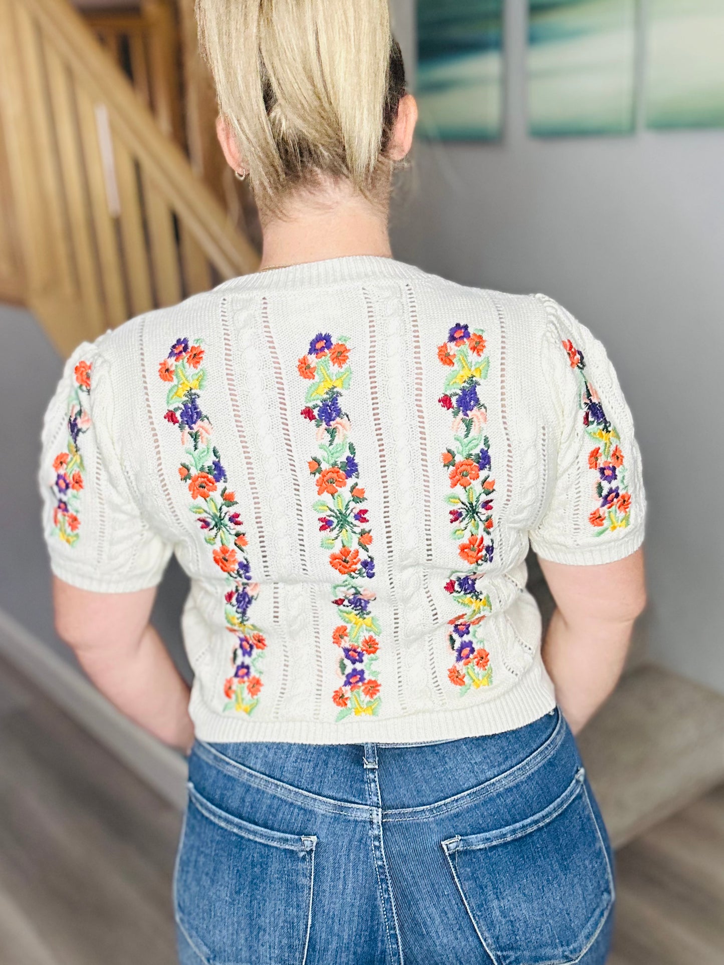 Flora Embroidered Sweater