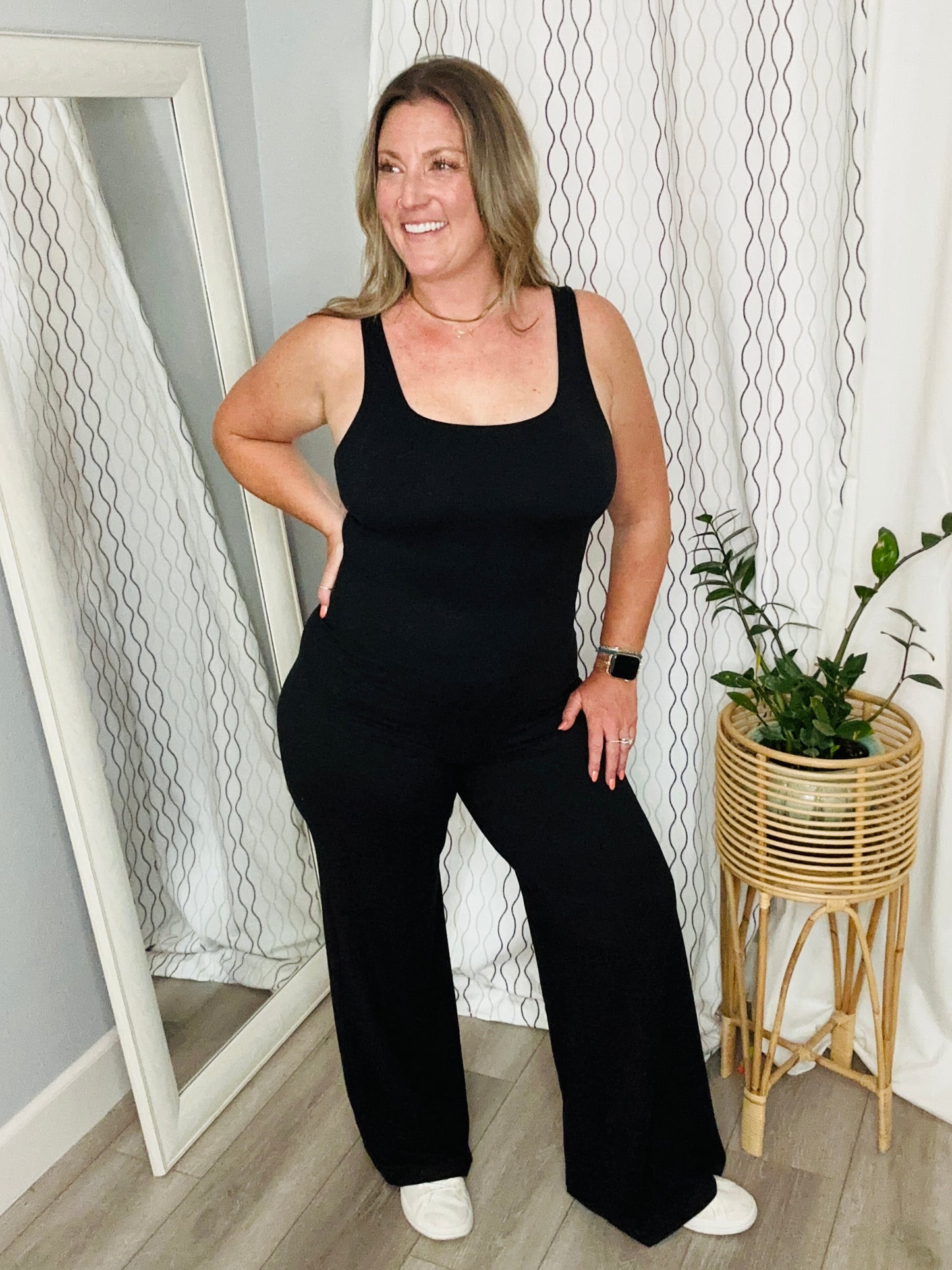 Mel Wide Leg Butter Soft Jumpsuit