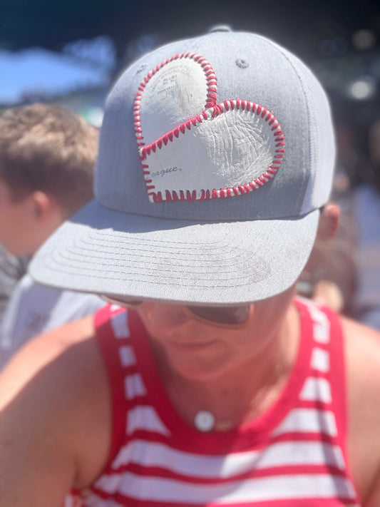 Genuine Baseball Heart Hat