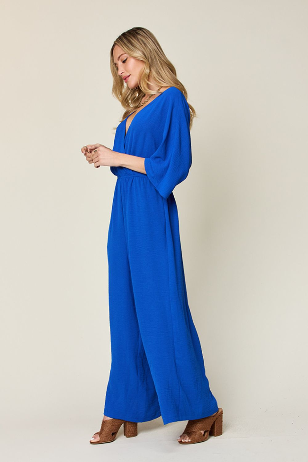 Minnie Wide Leg Jumpsuit with Pockets