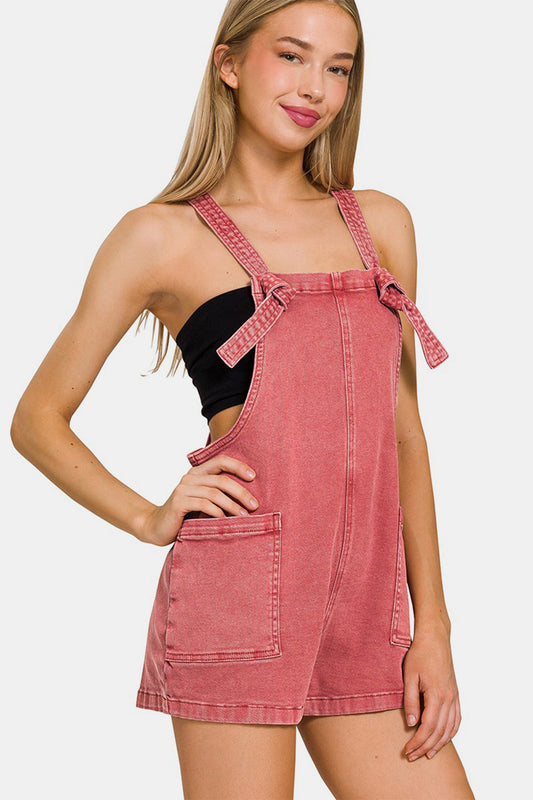 Sarah Knot Strap Rompers