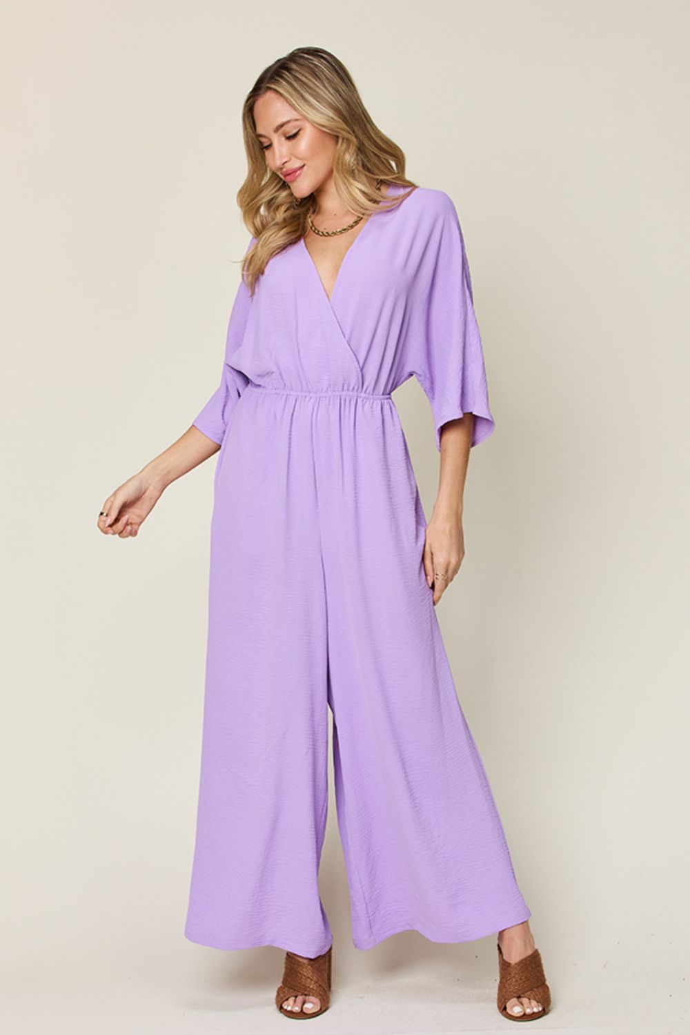 Minnie Wide Leg Jumpsuit with Pockets