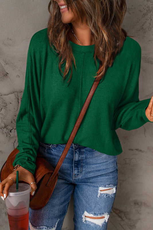 Elsie Round Neck Long Sleeve T-Shirt