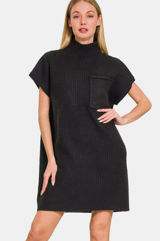 Bea Short Sleeve Sweater Mini Dress