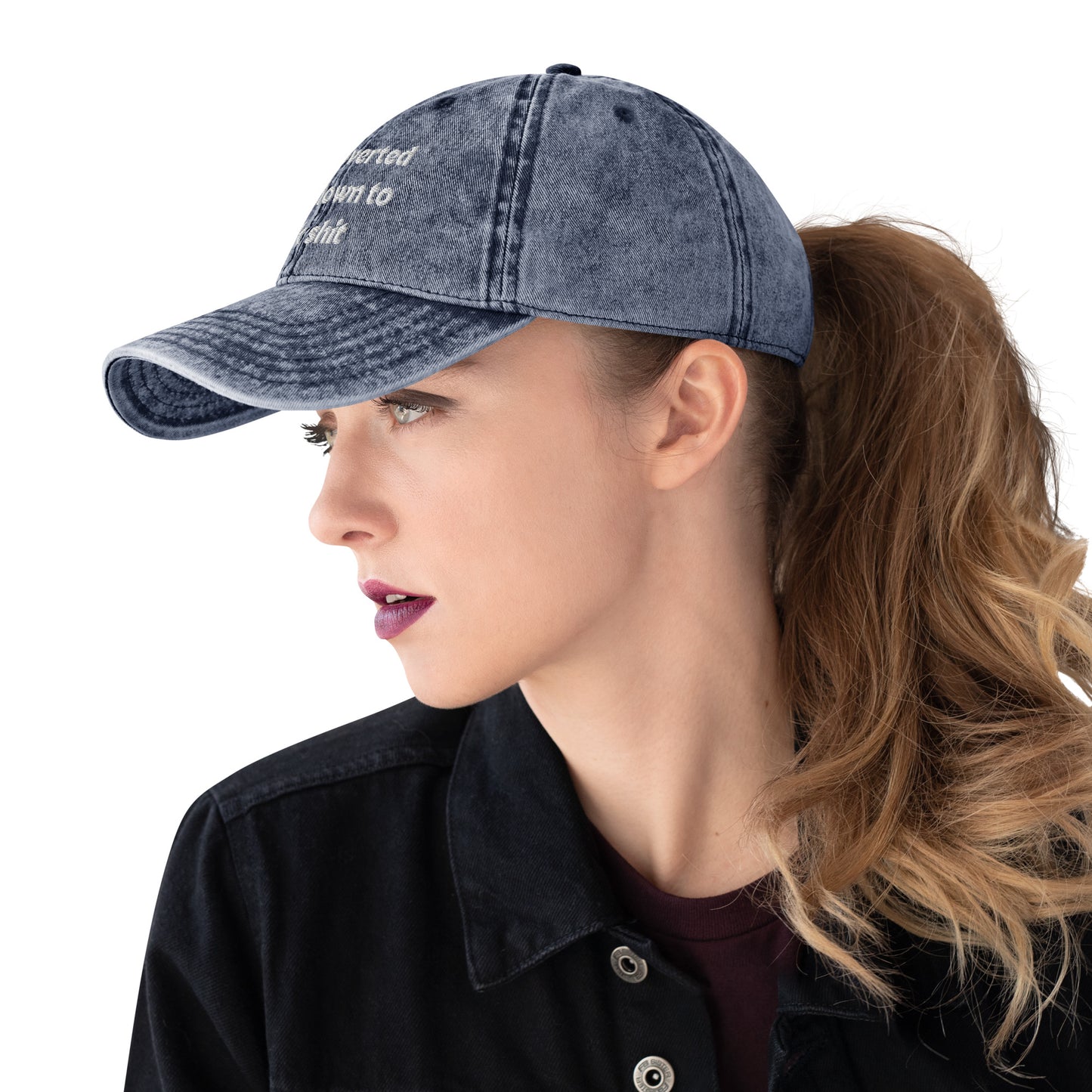 Introvert Vintage Cotton Twill Cap