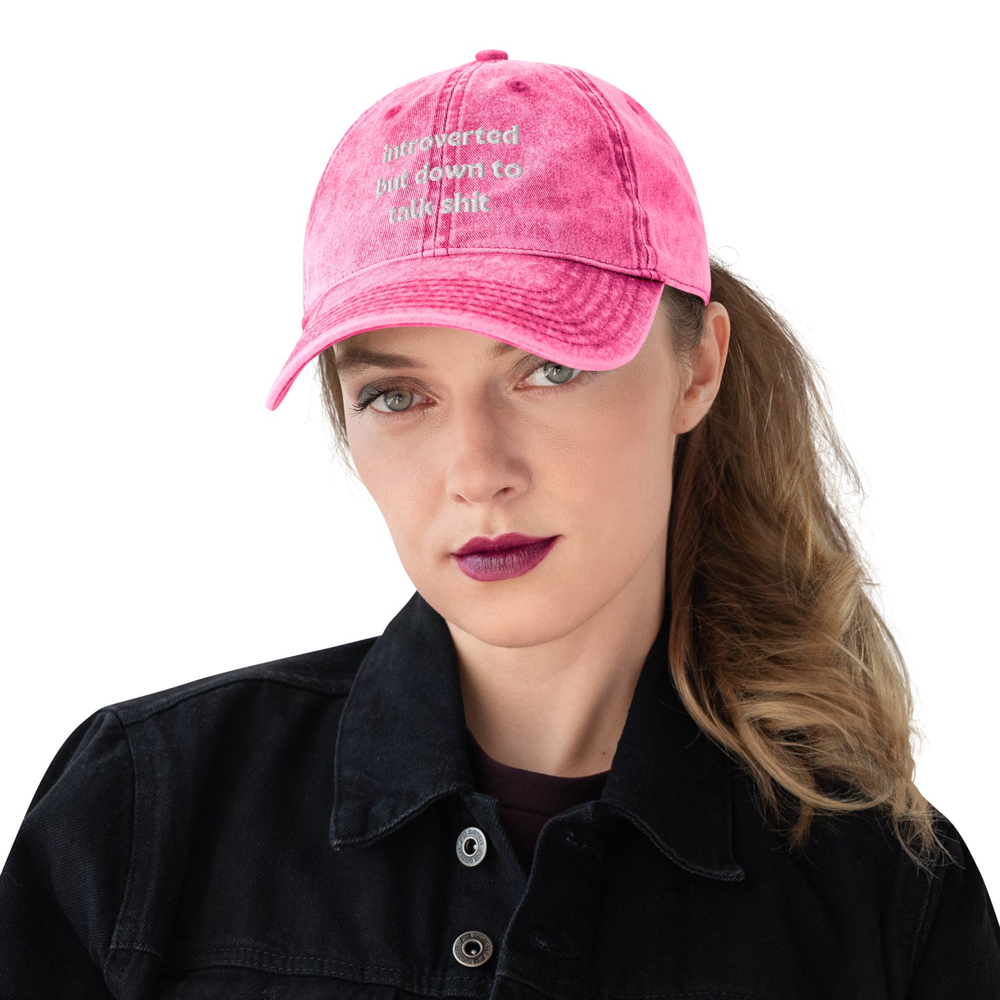 Introvert Vintage Cotton Twill Cap