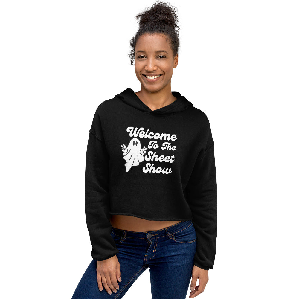 Sheet Show Crop Hoodie