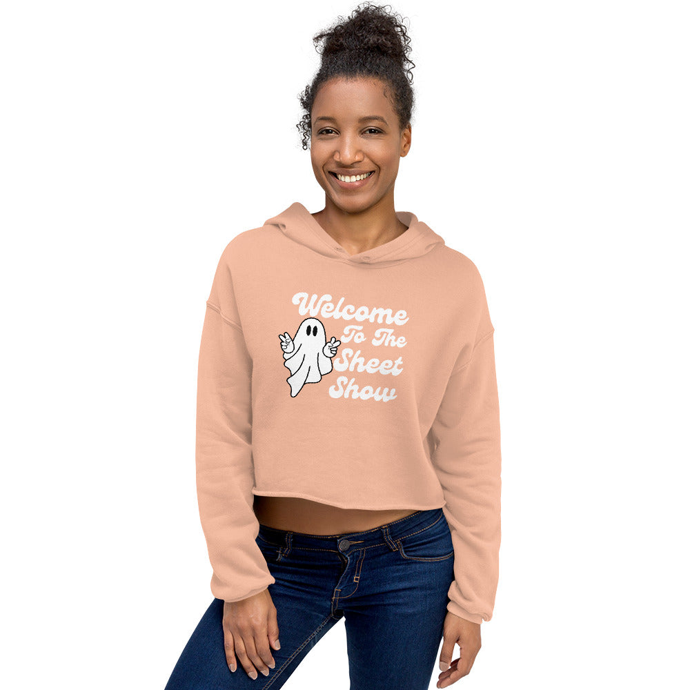 Sheet Show Crop Hoodie