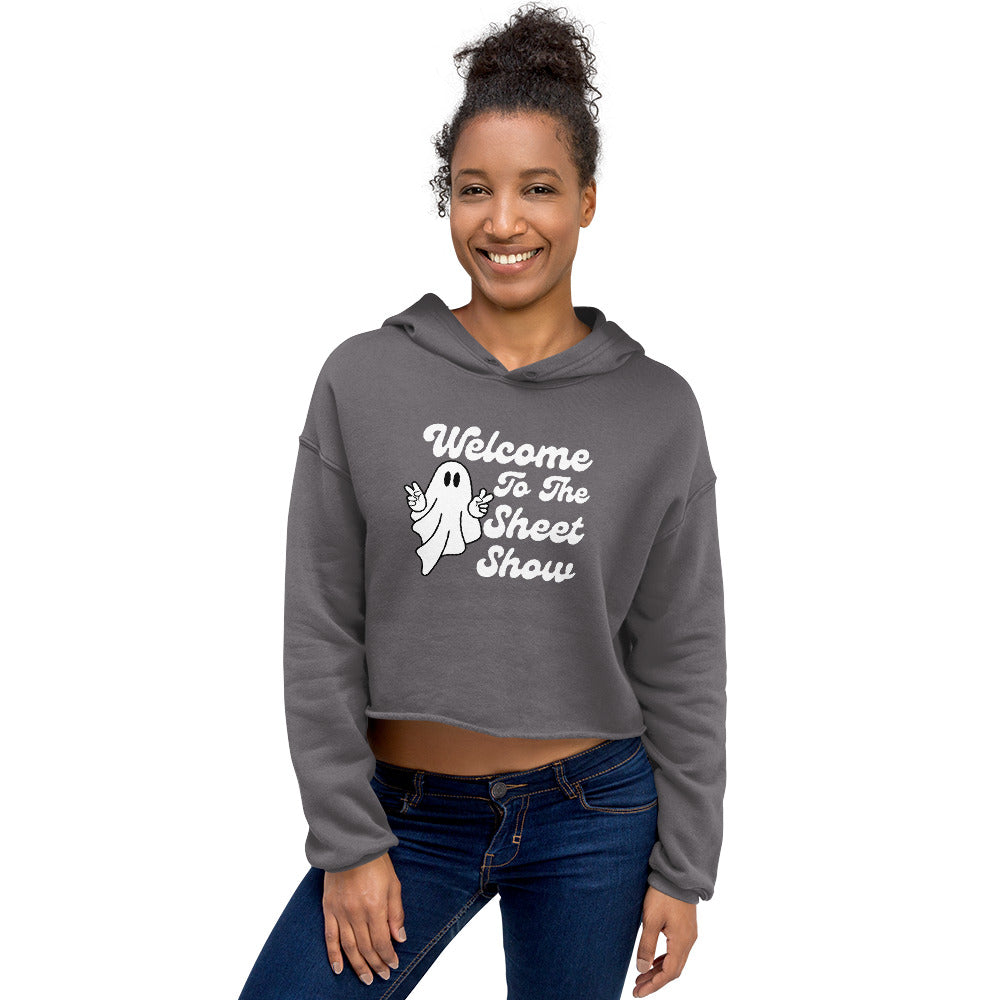 Sheet Show Crop Hoodie